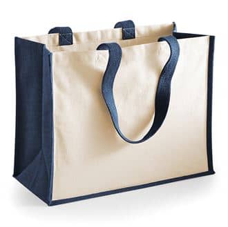 sac toile de joute brillant navy