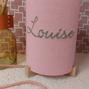 Lampe enfant brodé